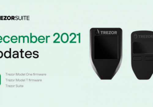 Trezor Suite e atualizações de firmware de Dezembro de 2021