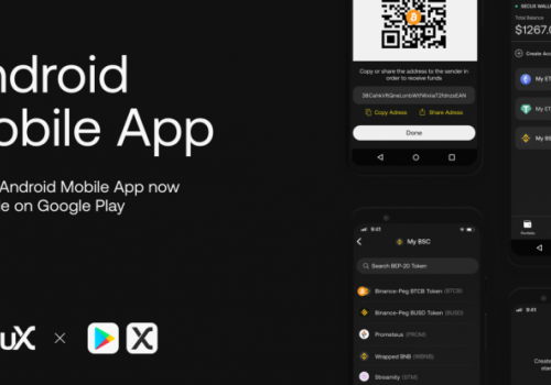Novo App para Android da SecuX  disponível no Google Play Store